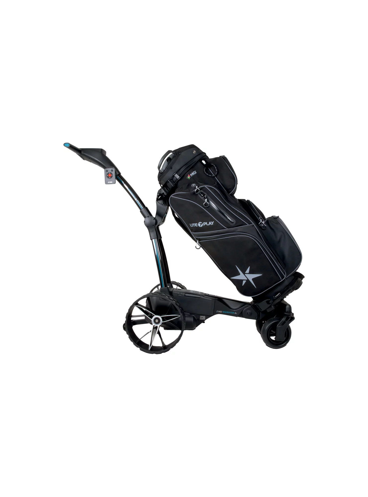 Siège Et Rangement Zippé MGI Pour Chariot De Golf – Noir, Neuf, Série Zip