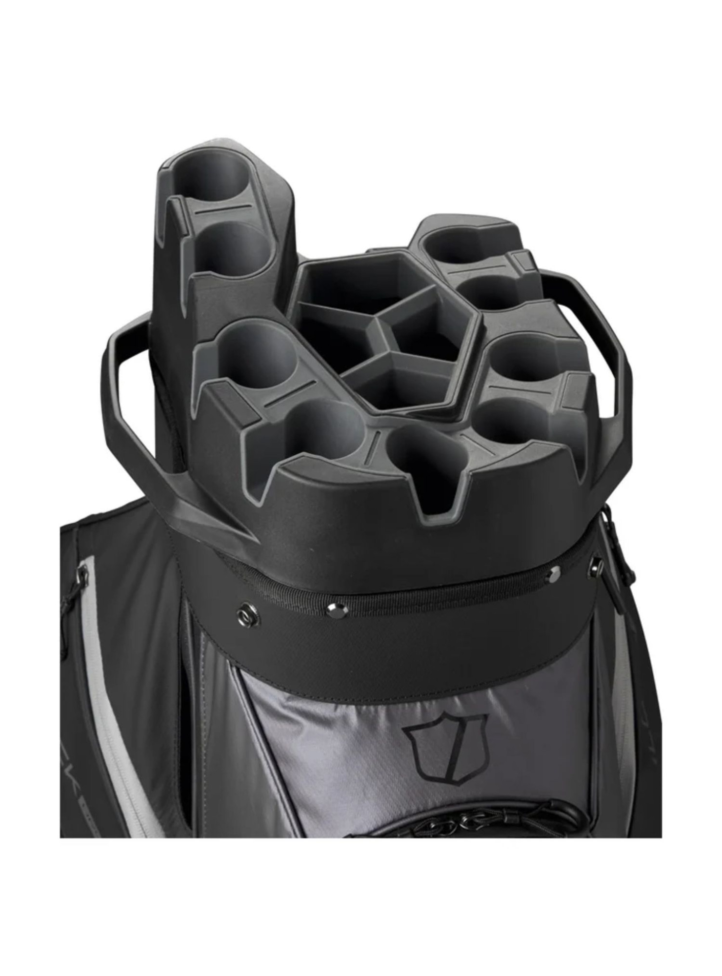 Sac Chariot De Golf Wilson Staff Pour Femme - Modèle Luxe, Noir/rose, 14 Séparateurs - Occasion Fonctionnel