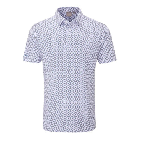 Ping - Polo Ephron Blanco Rosa